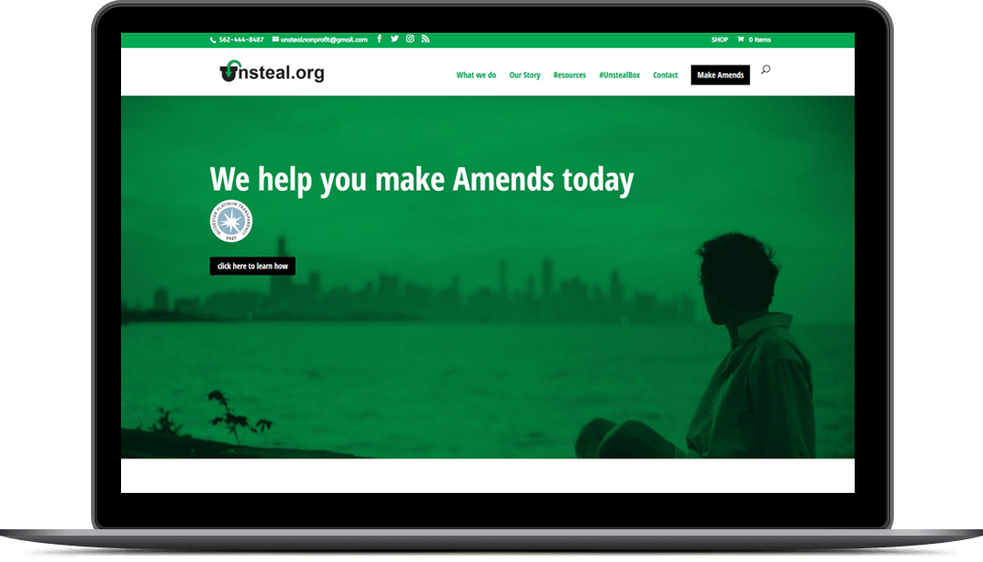 Unsteal.org Website Redesign